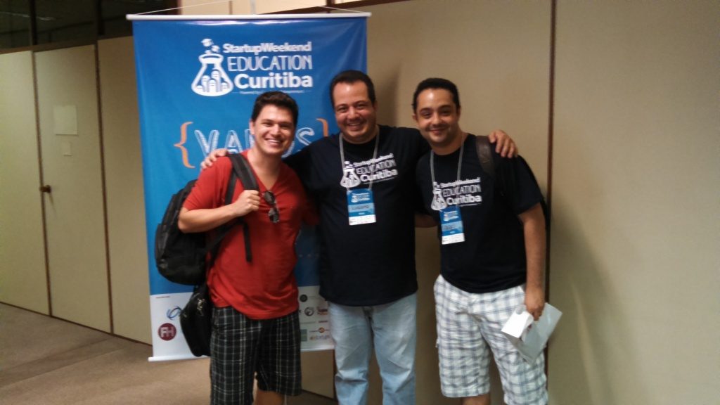 Elton Miranda (Contentools), Luciano Kalil (SitePX) e Rafael Carvalho (Edools)
