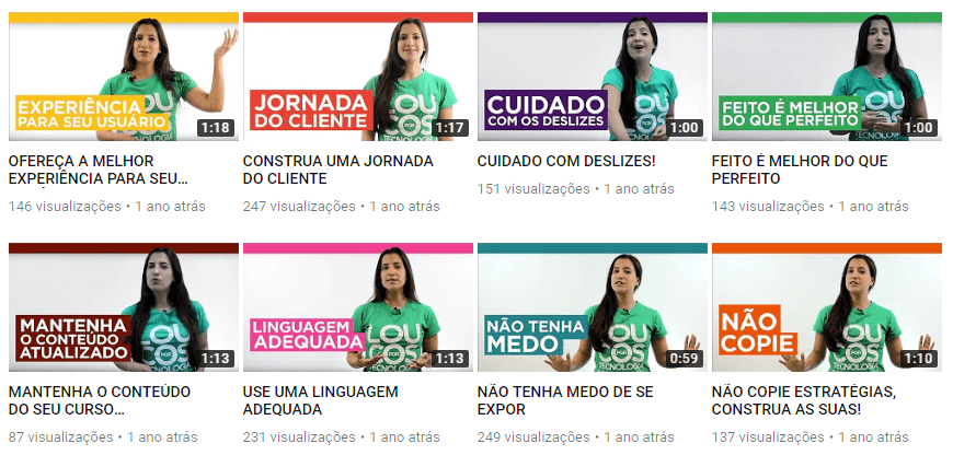 Thumbnail no YouTube